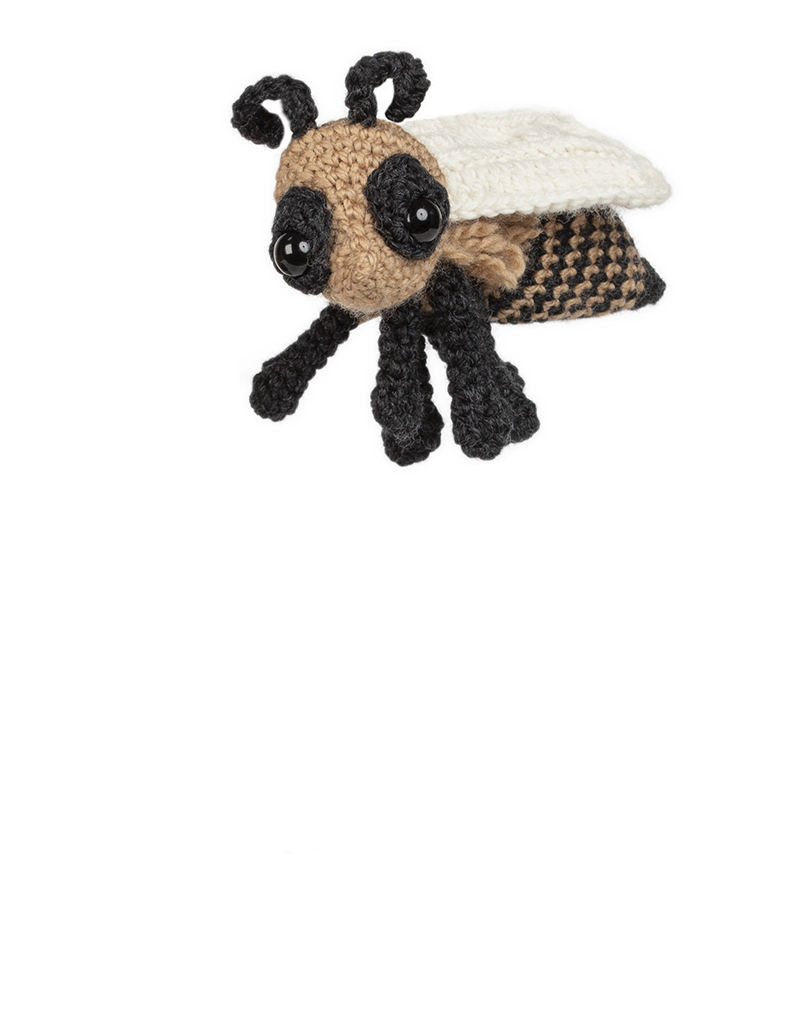 toft ed's animal Nancy drew bees honey amigurumi crochet
